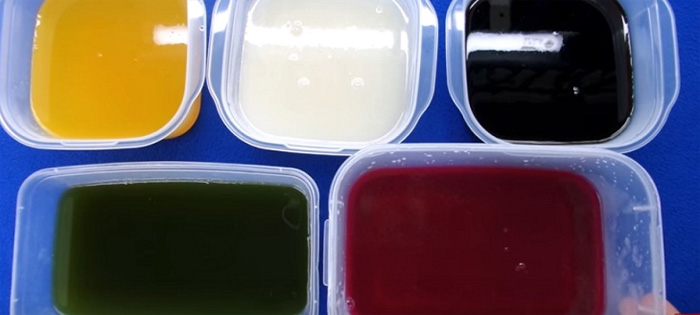 Bước 3: Cắt rau câu Bước 3: Cắt rau câu