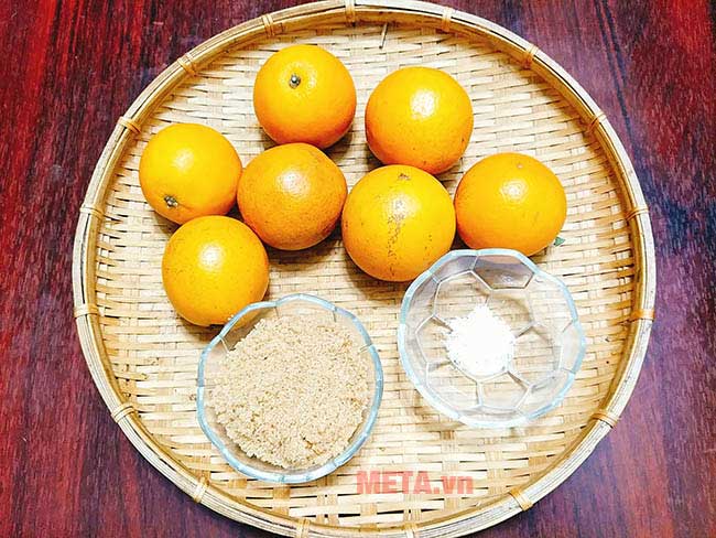 Nguyên liệu làm mứt cam