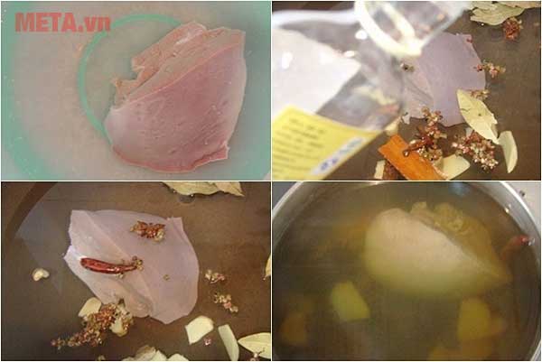 Gan heo sốt tỏi cay 2 Gan heo sốt tỏi cay 2