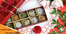 Hướng dẫn làm Chocolate truffle tặng người thương dịp Valentine