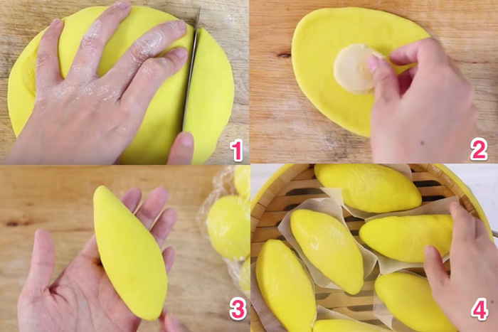 bánh bao sầu riêng bánh bao sầu riêng