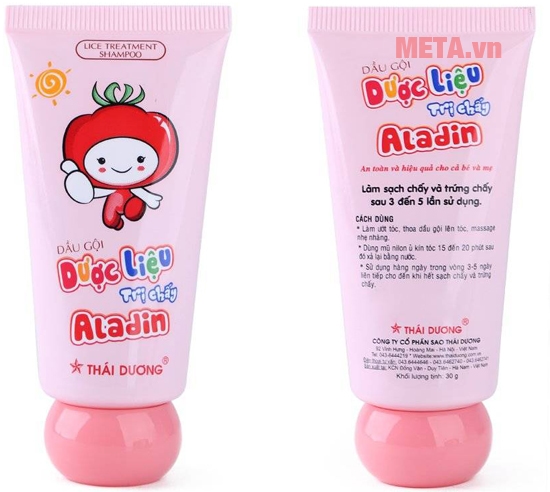 Combo 2 dầu gội dược liệu trị chấy Aladin Combo 2 dầu gội dược liệu trị chấy Aladin