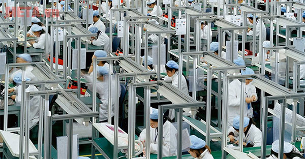 Nhà máy sản xuất đặt tại Trung Quốc 