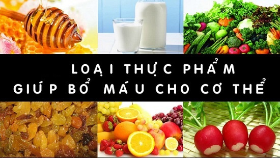 thực phẩm bổ máu thực phẩm bổ máu