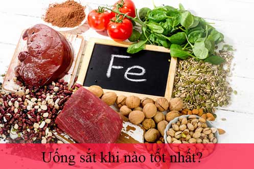 Lưu ý khi uống sắt