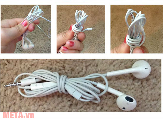 Những cách quấn tai nghe không bao giờ bị rối