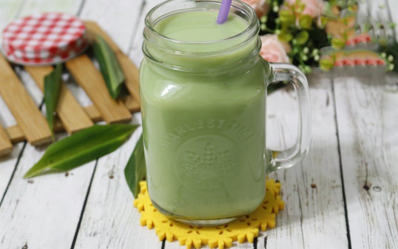 cách nấu sữa đậu nành lá dứa