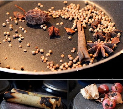 nguyên liệu phở gà