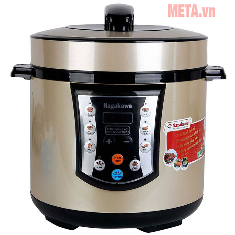 Nồi áp suất đa năng Nagakawa NAG0202 (6L)