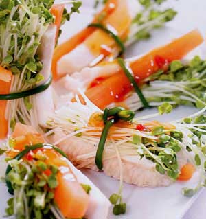 Rau mầm cuộn cá