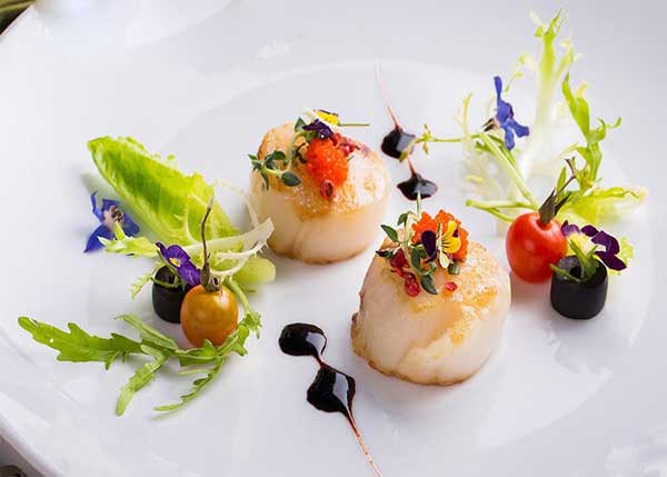 Sò điệp xào rau mầm