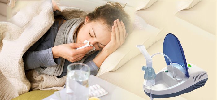 Điều trị nghẹt mũi bằng máy khí dung tại nhà