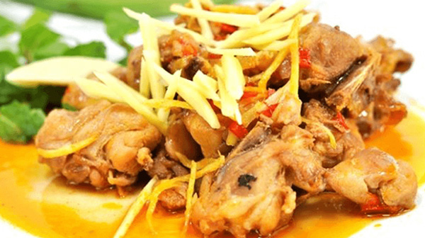 Gà kho gừng Gà kho gừng