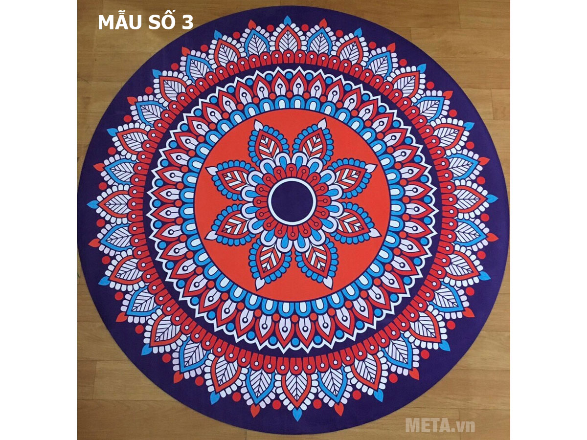 Thảm yoga Mandala mẫu 3 Thảm yoga Mandala mẫu 3