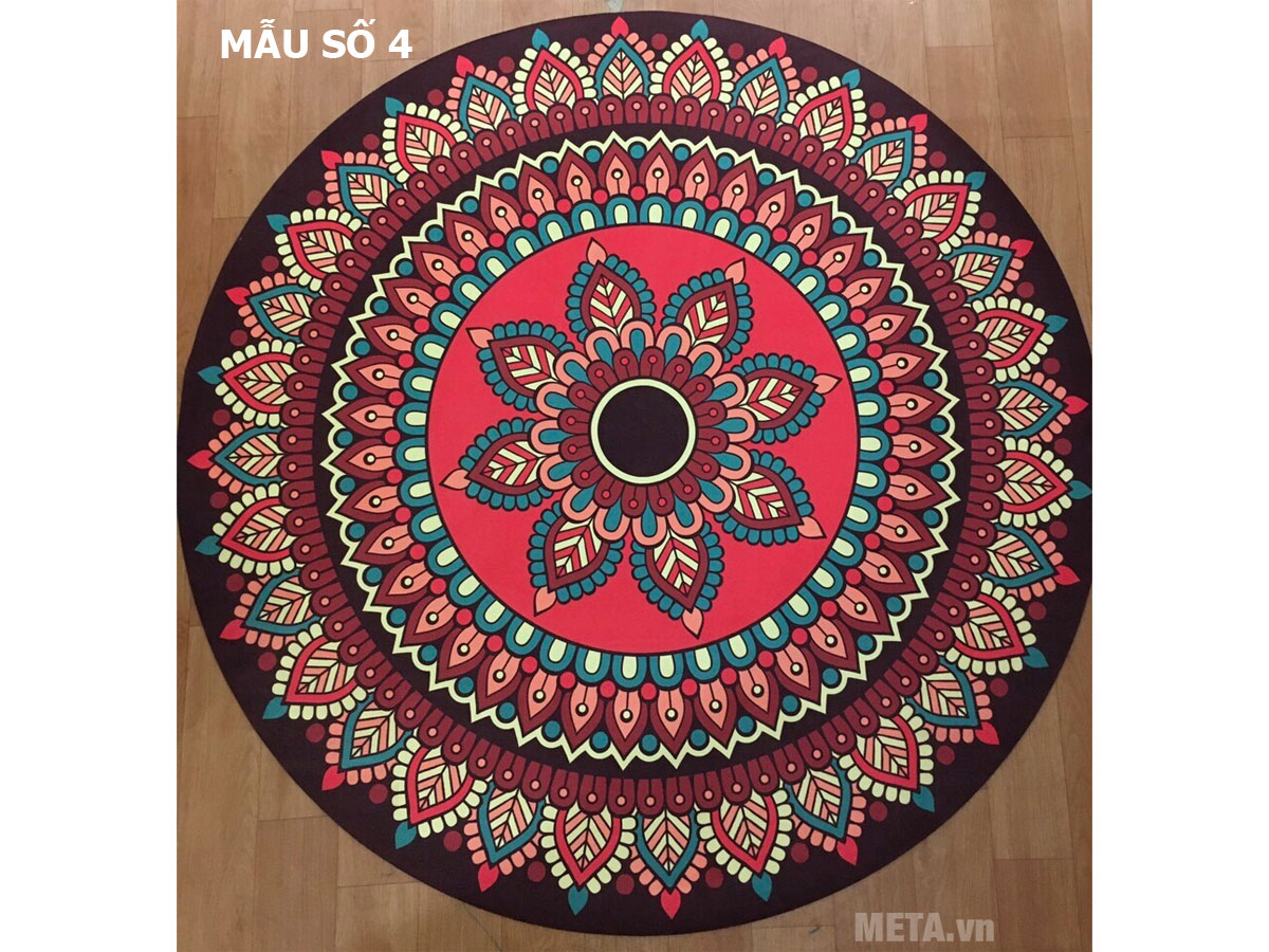 Thảm yoga Mandala mẫu 4 Thảm yoga Mandala mẫu 4