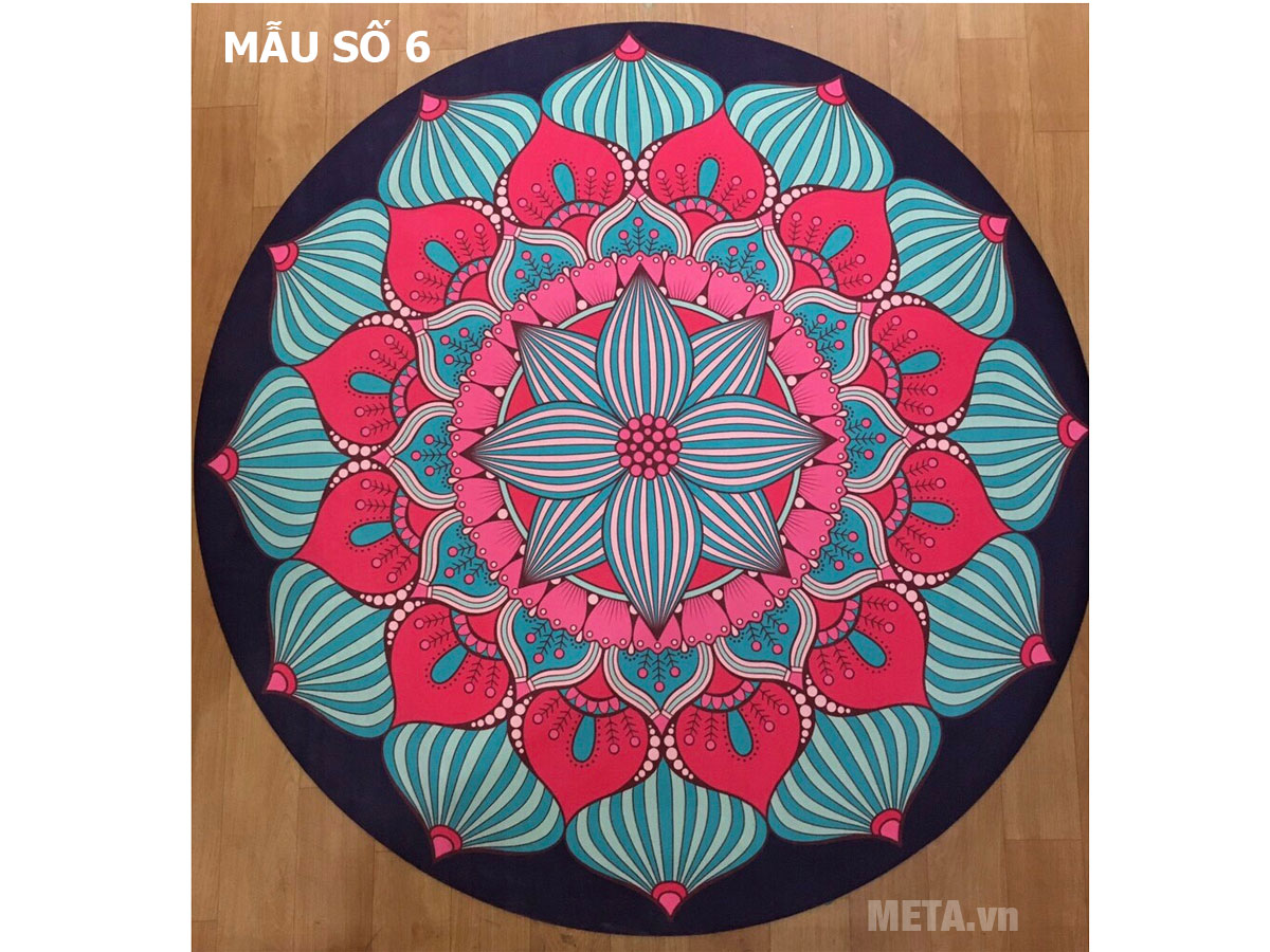 Thảm yoga Mandala mẫu 6 Thảm yoga Mandala mẫu 6