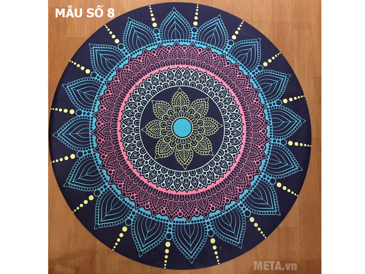 Thảm yoga Mandala mẫu 8 Thảm yoga Mandala mẫu 8