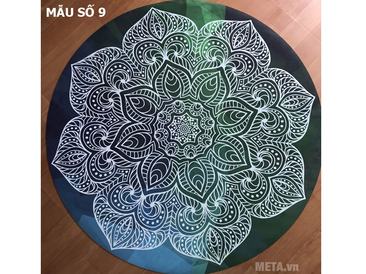 Thảm yoga Mandala mẫu 9 Thảm yoga Mandala mẫu 9