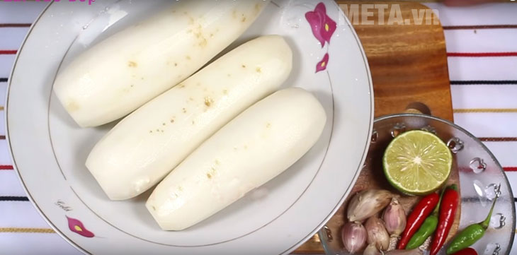 Nguyên liệu làm củ cải ngâm nước mắm