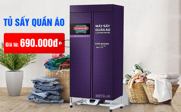 Tủ sấy quần áo