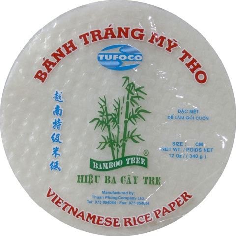 Nguyên liệu làm bánh cuốn bằng bánh tráng khô