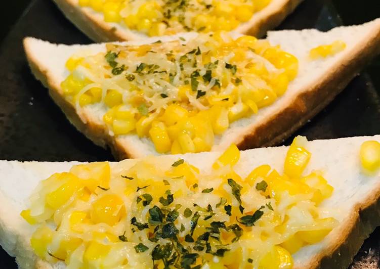 Sandwich bắp phủ phô mai bỏ lò béo ngậy cho bé Sandwich bắp phủ phô mai bỏ lò béo ngậy cho bé