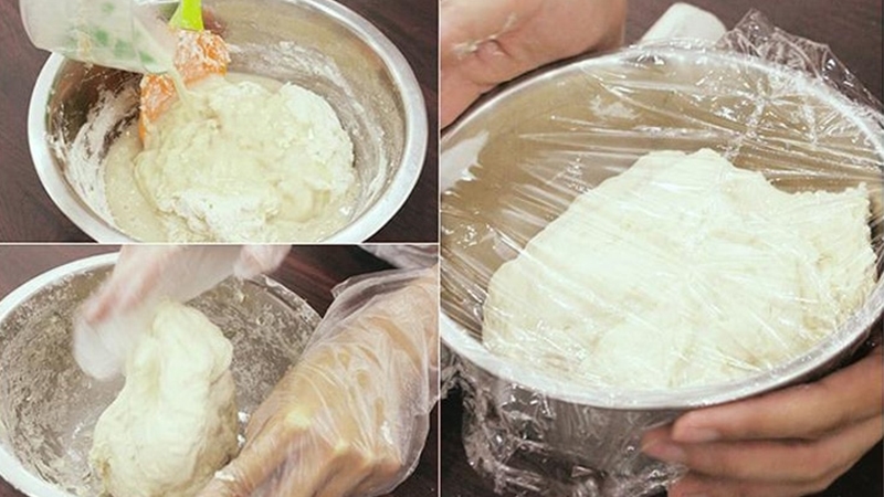 Cách trộn bột làm bánh pizza bằng nồi chiên không dầu Cách trộn bột làm bánh pizza bằng nồi chiên không dầu