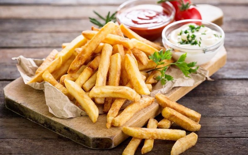 cách làm khoai tây chiên bằng nồi chiên không dầu