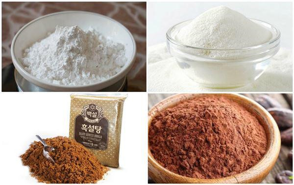 Nguyên liệu làm trân châu đường đen