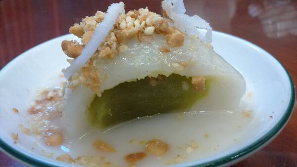 Bánh trôi nước nhân đậu xanh