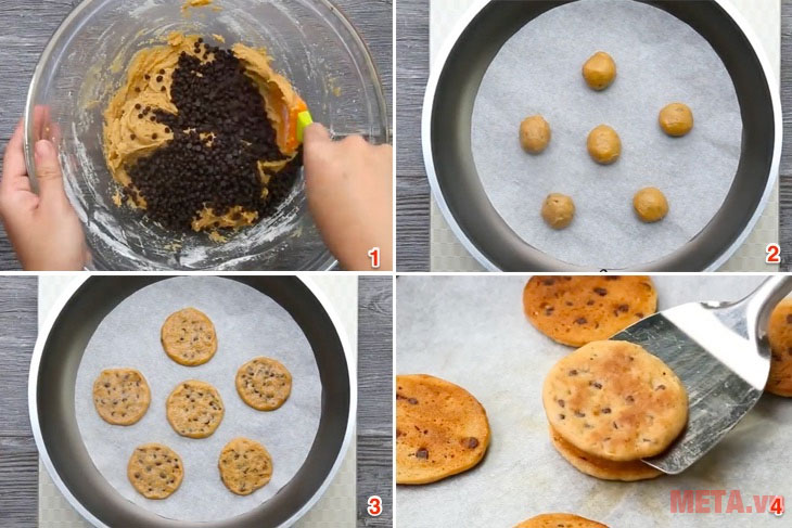 Cách làm bánh quy không cần lò nướng
