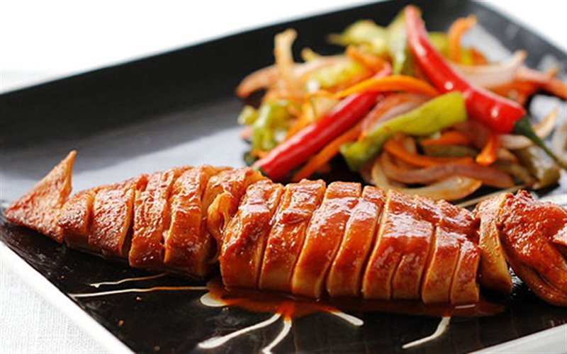 Mực sốt chanh là món ăn tốt cho người ăn Eat Clean