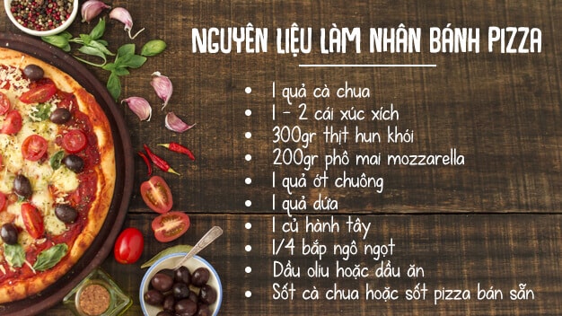 Nguyên liệu làm nhân bánh