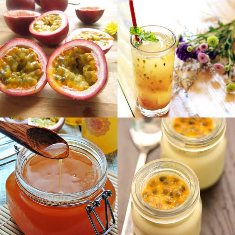 Thành phẩm sau khi chế biến xong siro chanh leo