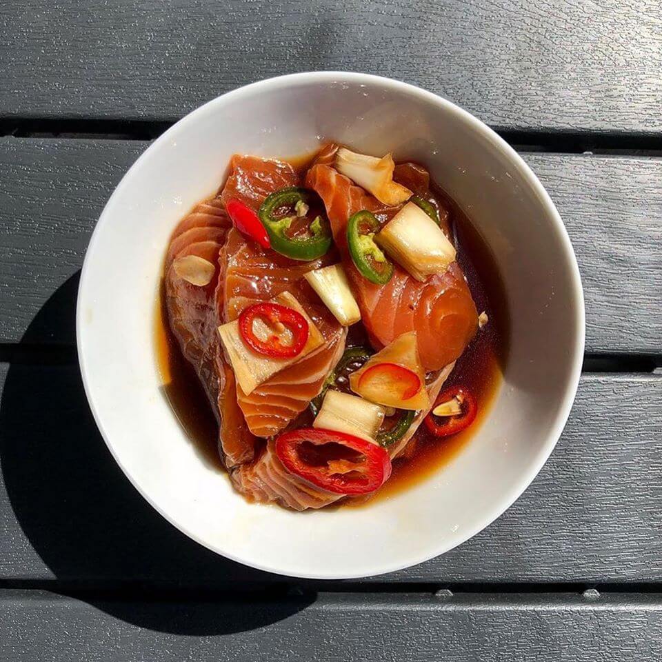 Cách làm cá hồi ngâm tương Cách làm cá hồi ngâm tương