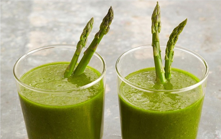 Nước ép táo măng tây