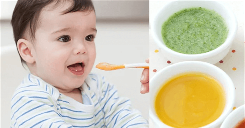 Các món ăn dặm cho bé 5 tháng tuổi theo Viện Dinh dưỡng