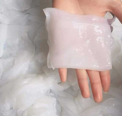 Thạch rau câu trắng giả dừa non