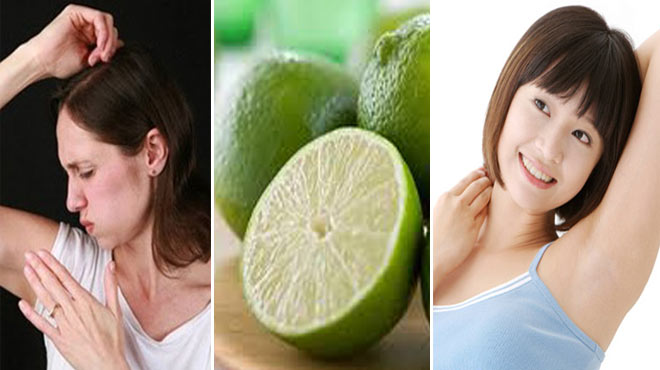 Cách trị hôi nách bằng chanh Cách trị hôi nách bằng chanh