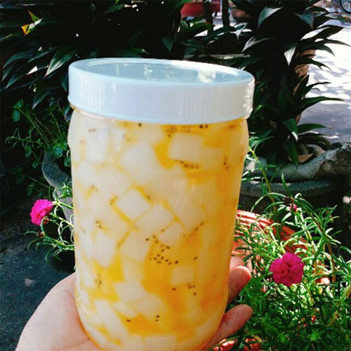 Cách nấu thạch dừa thô Cách nấu thạch dừa thô