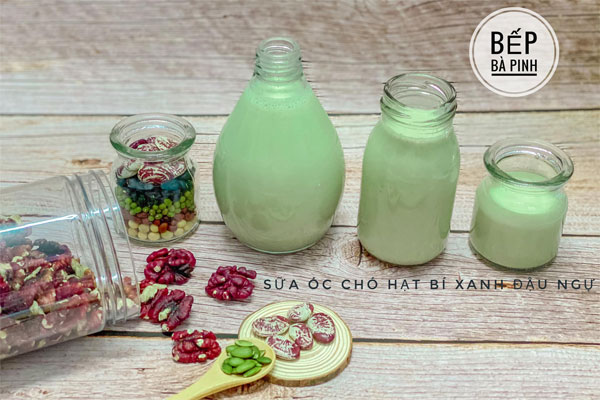 Công thức làm sữa hạt bằng máy