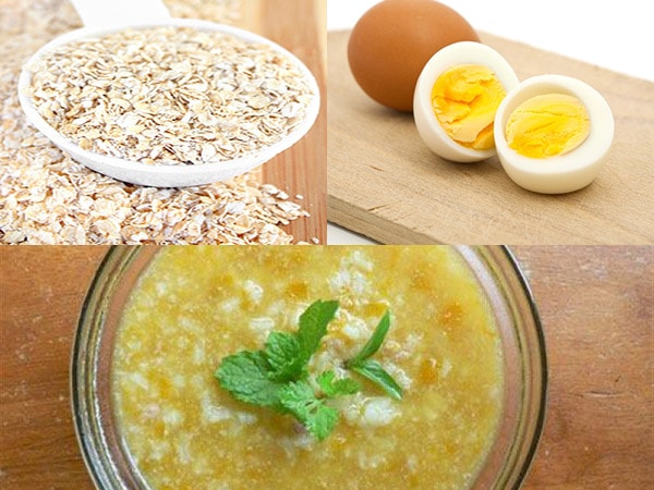 cháo yến mạch trứng cho bé ăn dặm cháo yến mạch trứng cho bé ăn dặm