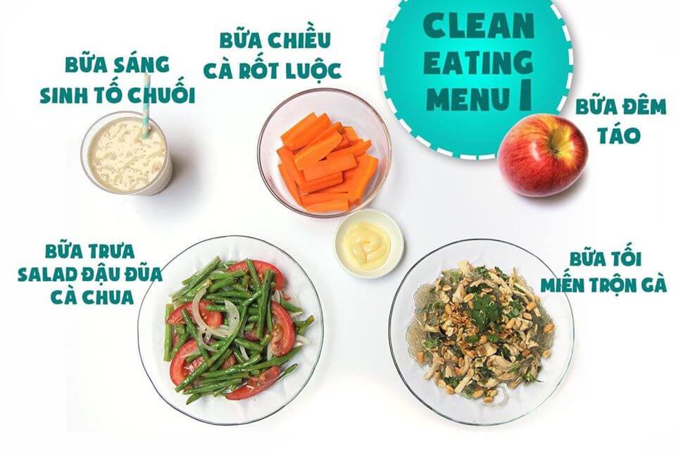 Thực đơn eat clean rẻ ngày thứ 1