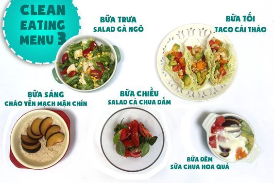 Thực đơn eat clean rẻ ngày thứ 3