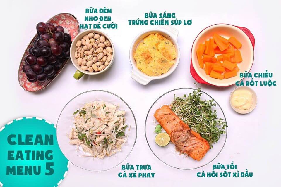 Thực đơn eat clean rẻ ngày thứ 5