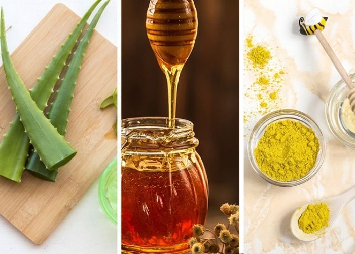 Bạn có thể trị thâm mụn, tàn nhang bằng nha đam và nghệ 