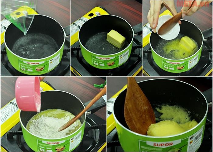 Làm vỏ bánh su kem