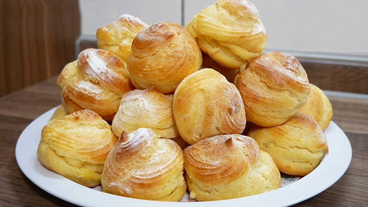 Bánh su kem đơn giản tại nhà
