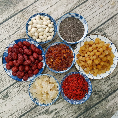 Nguyên liệu nấu chè dưỡng nhan