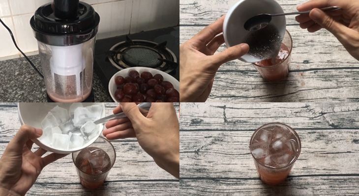 Ép lấy nước nho